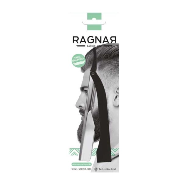 Ragnar Razor Black Metal Handle