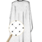 White & Dots Cape