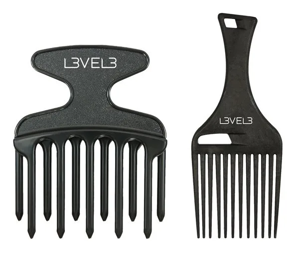 Level 3 Hair pick comb set