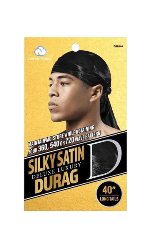 Silky satin durag