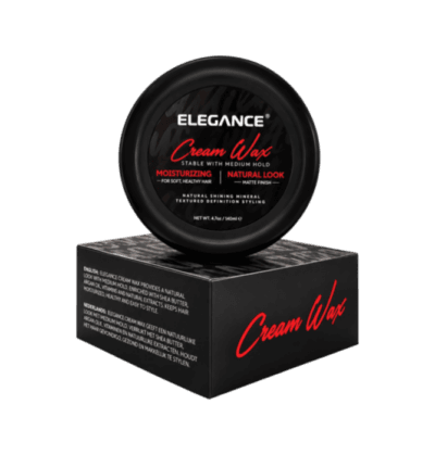 Elegance Cream Wax 140ml voor medium hold volume en textuur