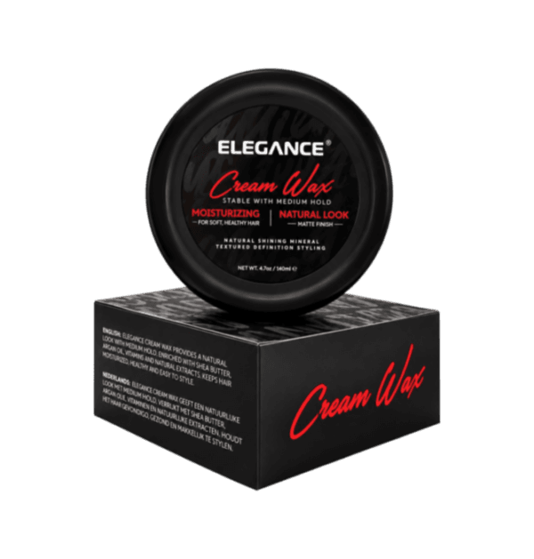 Elegance Cream Wax 140ml voor medium hold volume en textuur