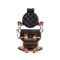 Barber Chair Texas Black Rosé Front