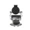 Barber Chair Texas Silver Black Front