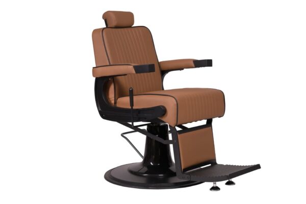 Barber Chair Dallas Camel Brown
