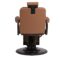 Barber Chair Dallas Camel Brown Achterkant