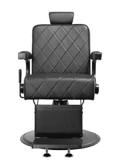 Barber Chair New York Black Voorkant