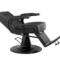 Barber Chair Washington Black Zijkant Liggend