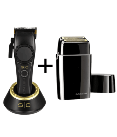 Stylecraft Instinct Clipper + Babyliss Gunsteel Shaver SET