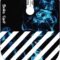 Blue Golf Stripes Kapmantel