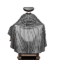 Barberking Zilver Kapmantel