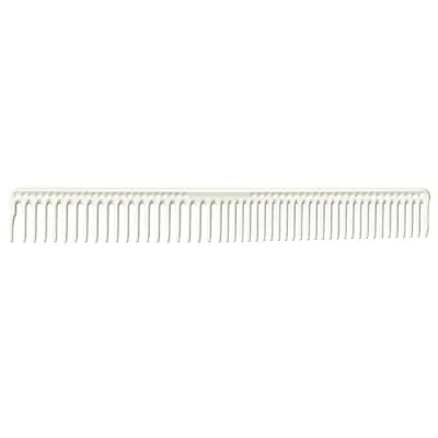 JRL Long Round Tooth Cutting Comb 9' White