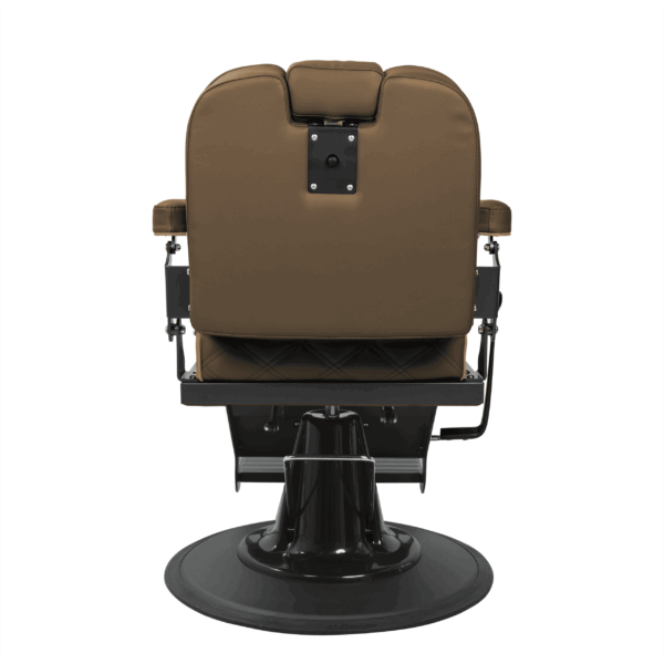 Barber Chair Brown Miami Achterkant