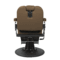 Barber Chair Brown Miami Achterkant