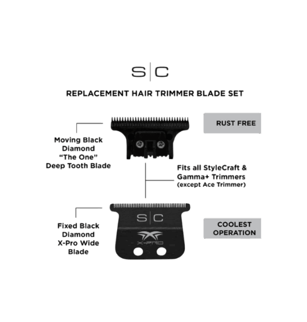 Stylecraft X-Pro Blade Black Wide Set