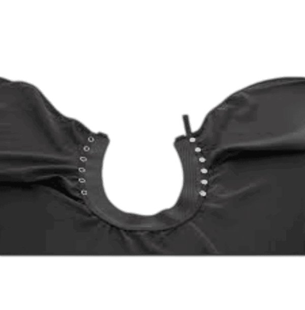 Gamma+ Silicone Neck Black Cutting cape