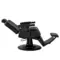 Barber Chair Philadelphia Black Zijkant Liggend