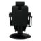 Barber Chair Utah Black Achterkant