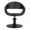 Kappersstoel Valencia Black Front