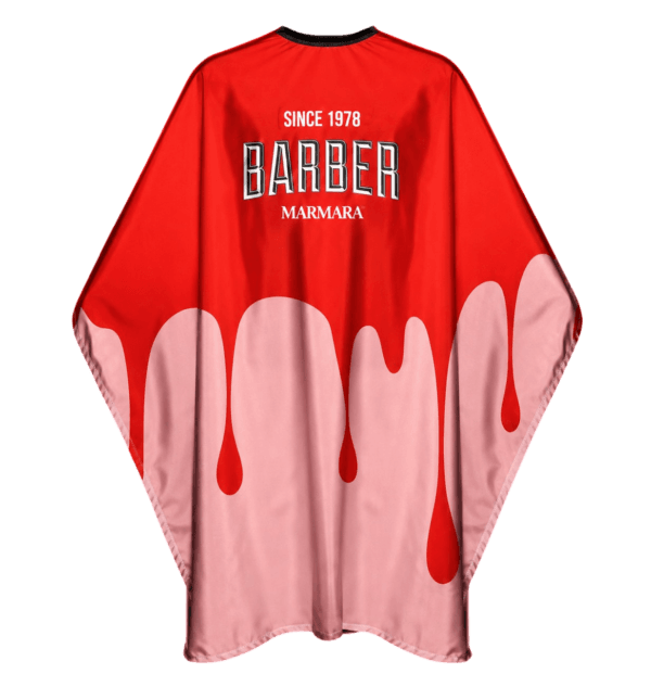 Barber Red Melt Cape