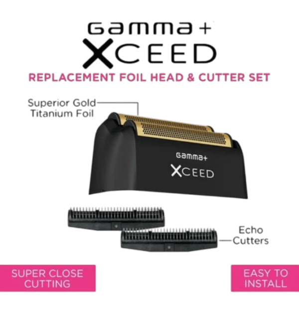 Gamma+ Xceed Shaver Foil + Cutter