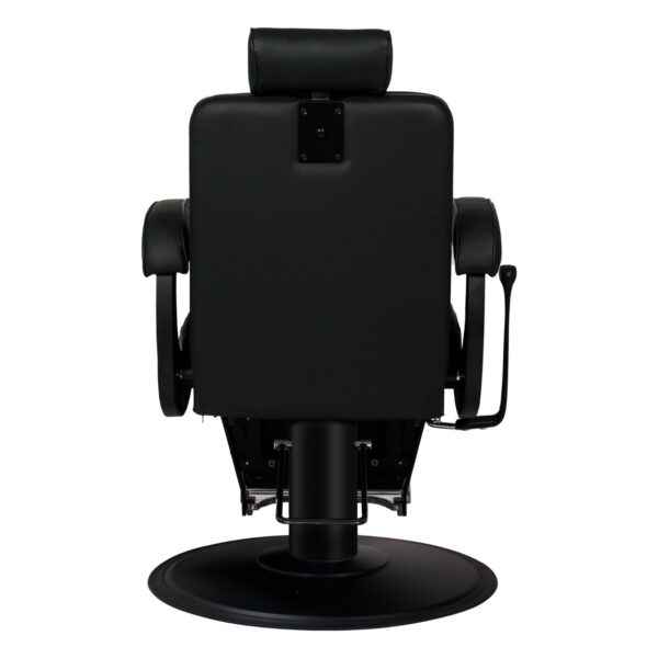 Barber Chair Nevada Black Front Back