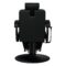 Barber Chair Nevada Black Front Back