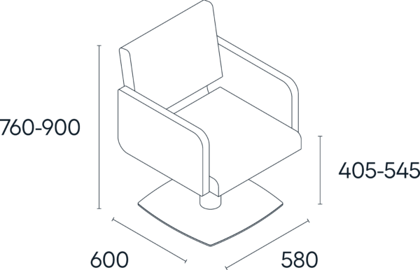 Henri Kappersstoel Dimensions