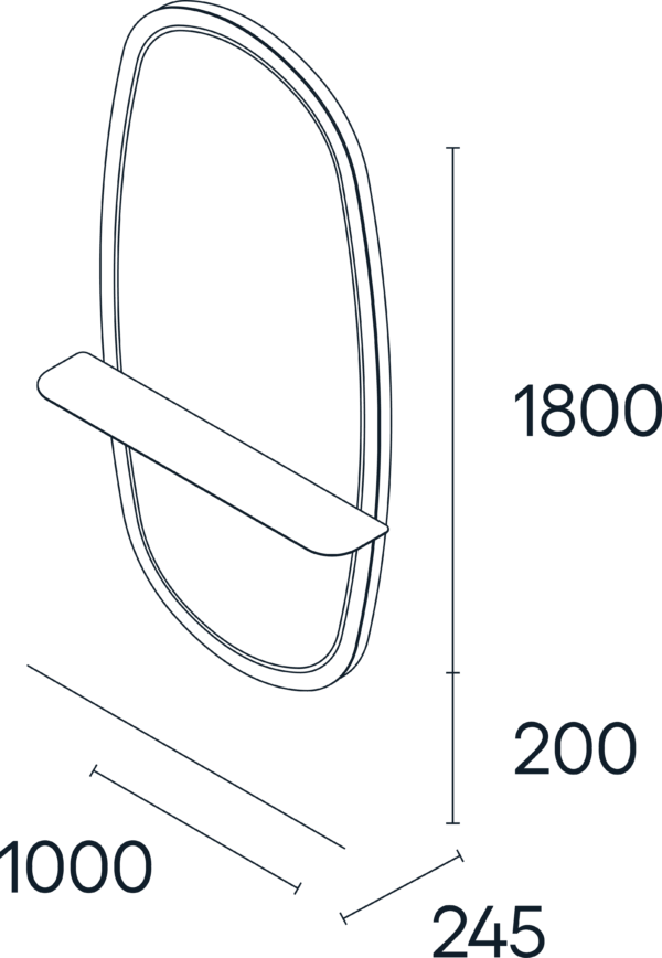 Mem Spiegel Dimensions